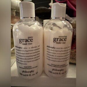 Philosophy Pure Grace Nude Rose & Amazing Grace Ballet Rose Lotions Bundle